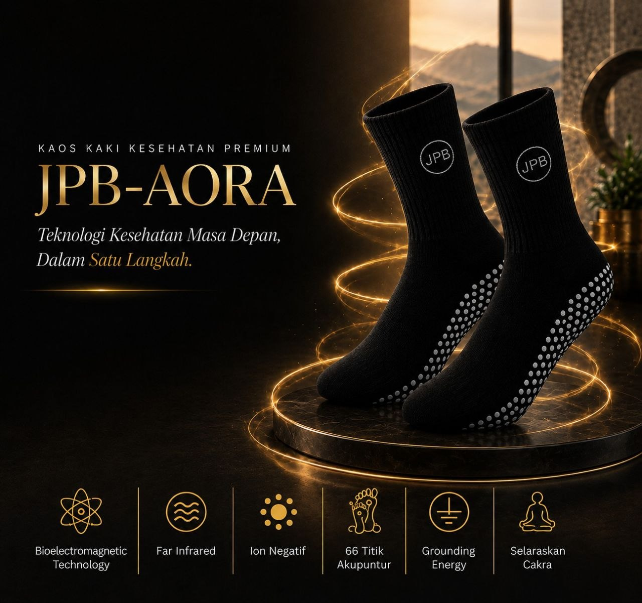 JPB AORA — kaos kaki kesehatan